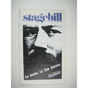 Enemy of the People Stagebill 1980 Henrik Isben Arthur Miller Mosher Goodman